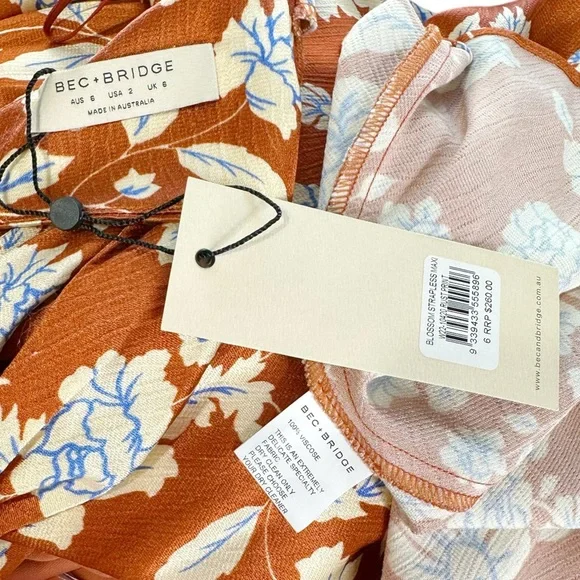 BEC & BRIDGE Moon Dance Maxi Dress, Blossom Print, 2 (US) - Picture 10 of 11